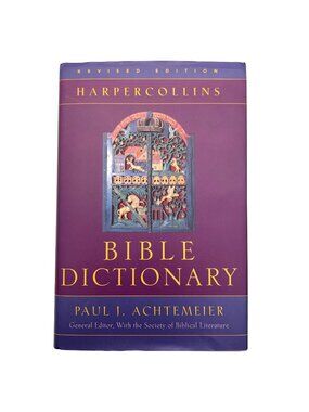 Harper Collins Bible Dictionary Revised Edition Hardcover Paul Achtemeier Editor